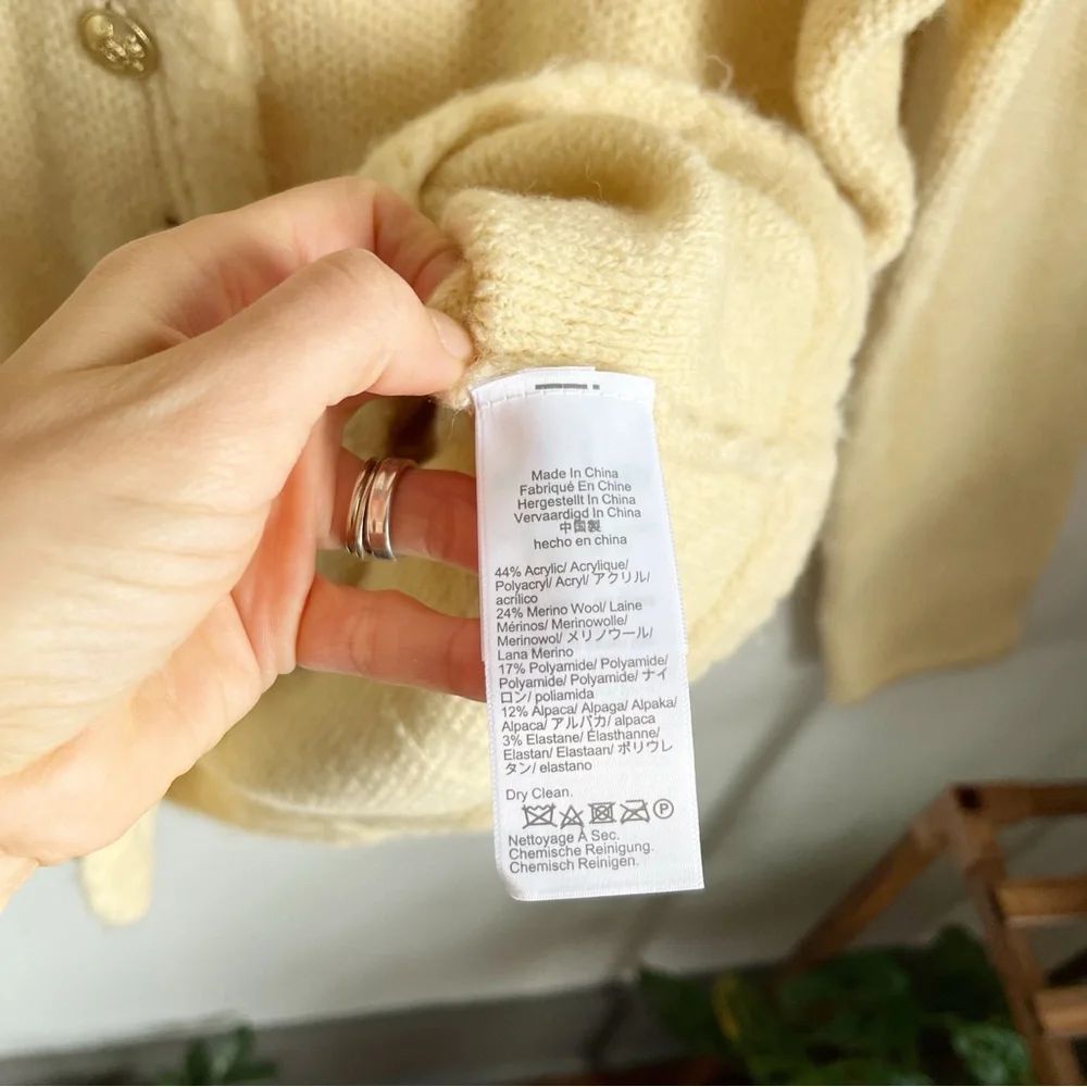 J Crew Textured Sweater Lady Jacket